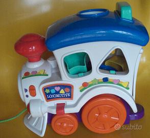 Locomotiva formine incastro gioco bambino Chicco v