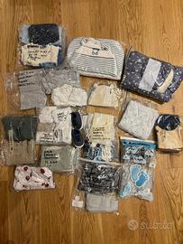 Set abbigliamento e accesori neonato 1-6 mesi