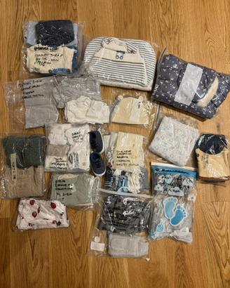 Set abbigliamento e accesori neonato 1-6 mesi