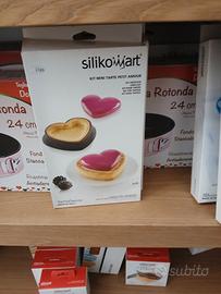 stampo per crostate moderne cuore silikomart