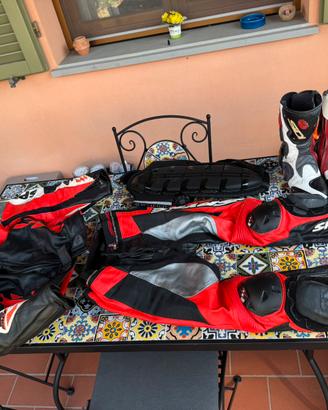 Tuta completa da moto marca “Spyke”