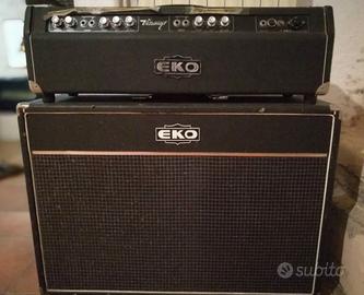 Amplificatore Eko Viscount testata + cassa anni 60