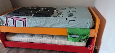 letto doppio singolo