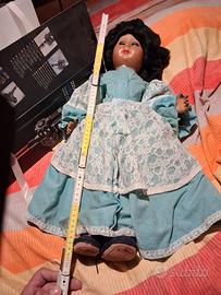 bambola anni 50/60 alta 60 cm