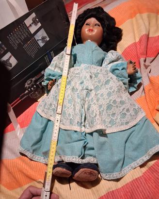 bambola anni 50/60 alta 60 cm
