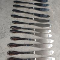 Set 12 coltelli Inoxpran in acciaio 18/10 .