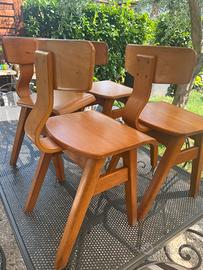 4 seggioline bambino anni50