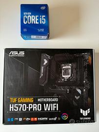 Asus tuf h570 pro wifi + cpu i5 10400f