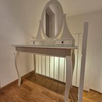 HEMMES(IKEA) toeletta con specchio bianca 