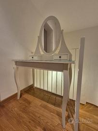 HEMMES(IKEA) toeletta con specchio bianca 