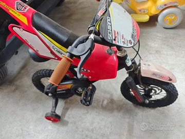 Bici bimbo con rotelle 