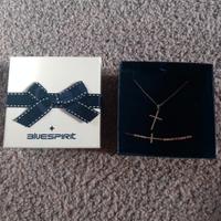 Collana e bracciale con croce