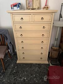 Cassettiera Settimino in Legno