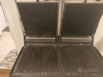 Piastra x panini doppia in ghisa