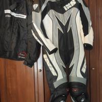 Tuta intera moto guanti Dovizioso e stivali carbon