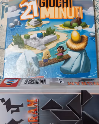 Lotto 2 giochi nuovi: Tangram + 21 Giochi Minuti