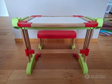 Smoby - Banco Scuola Modulo Space, in Legno, Piegh