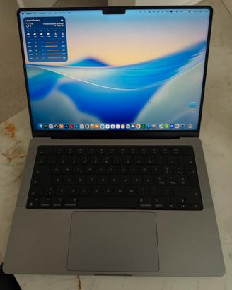 Macbook Pro 14” 16 gb ram 512 gb SSD