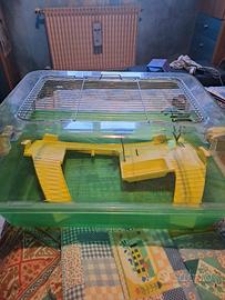 tartarughiera con coperchio e griglia