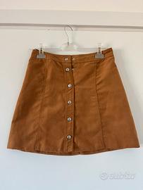 Mini gonna scamosciata Tg.38