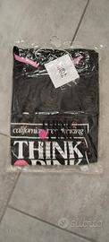 T-shirt Think Pink uomo, nera, Tg  L, nuova con 