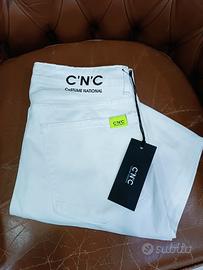 Jeans uomo bianco Costume National 