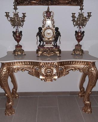 Console foglia oro 