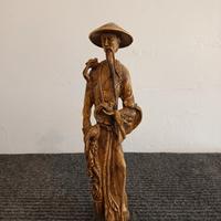 Statua Orientale Vintage di Resina