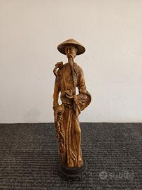 Statua Orientale Vintage di Resina