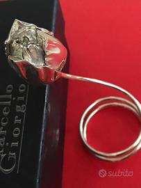 Rosa  argento 925% Marcello Giorgio