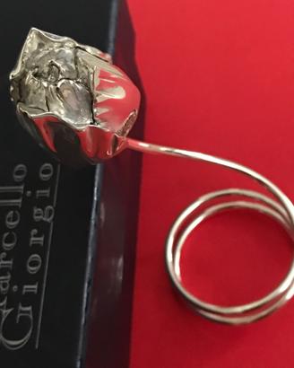 Rosa  argento 925% Marcello Giorgio