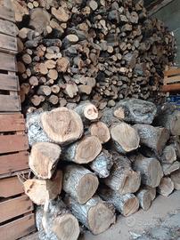 legni di ulivo tagliati a misura.