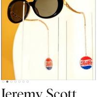 Occhiale da sole designer Jeremy Scott 