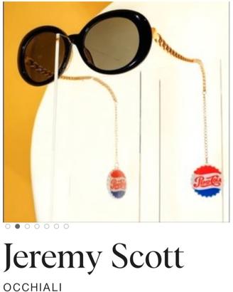 Occhiale da sole designer Jeremy Scott 