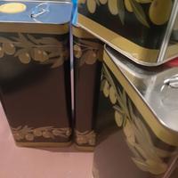 Lattine olio da 5 litri con bocchello versaliquidi