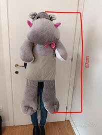 Peluche grande ippopotamo