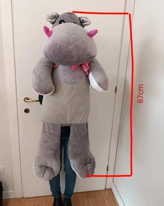 Peluche grande ippopotamo