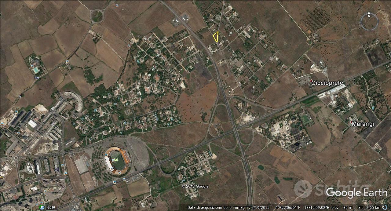 Terreno agricolo mq 1200 lecce s ligorio - Vista 4
