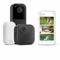 Blink Outdoor 4 Videocamera + Videocitofono Nero