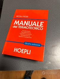 Manuale del termotecnico Hoepli - nuovo