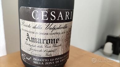 Amarone / Recioto della Valpolicella Cesari 1975 –
