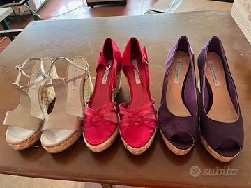 Scarpe donna n.63 paia in blocco