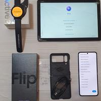 Samsung Flip 4 - Samsung Active 2 - Hawei Tablet