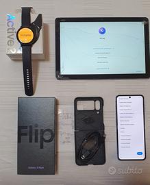 Samsung Flip 4 - Samsung Active 2 - Hawei Tablet