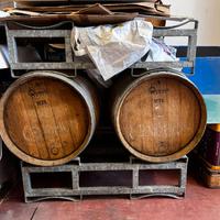 6 BOTTI IN LEGNO + SUPPORTI