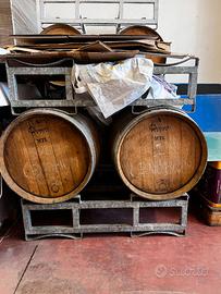 6 BOTTI IN LEGNO + SUPPORTI