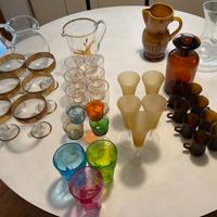 Servizi bicchieri bicchierini caraffe coppe