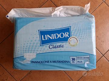 Linidor pannolone mutandina taglia grande