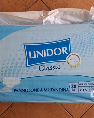 Linidor pannolone mutandina taglia grande