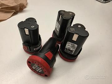 4 Batterie Parkside X12V Team PAPK 12 A4 2Ah